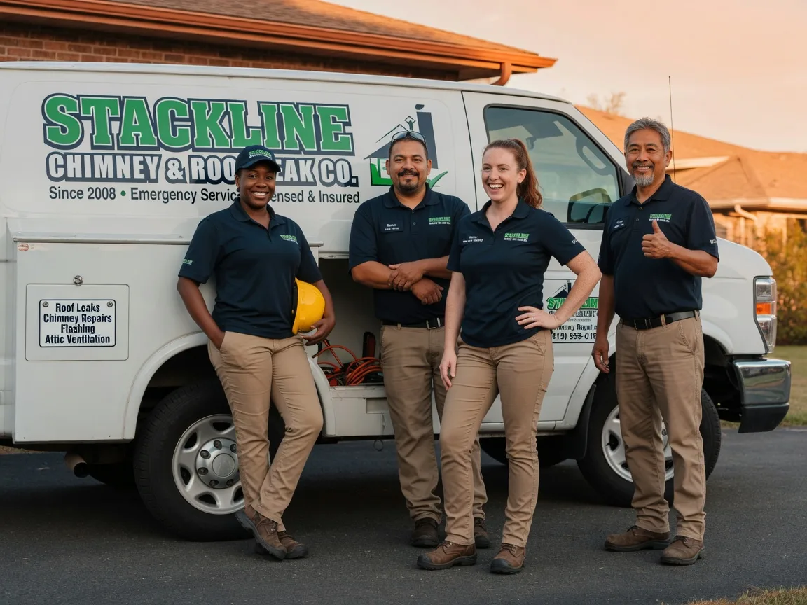 Chimney flashing repair company in Woodbury, MN